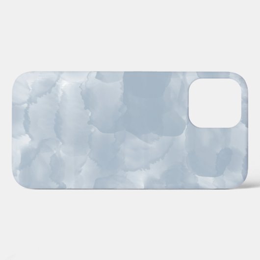 Moderne Stusty Blue Waterverf Brush Strokes Case-Mate iPhone Case (Achterkant (horizontaal))