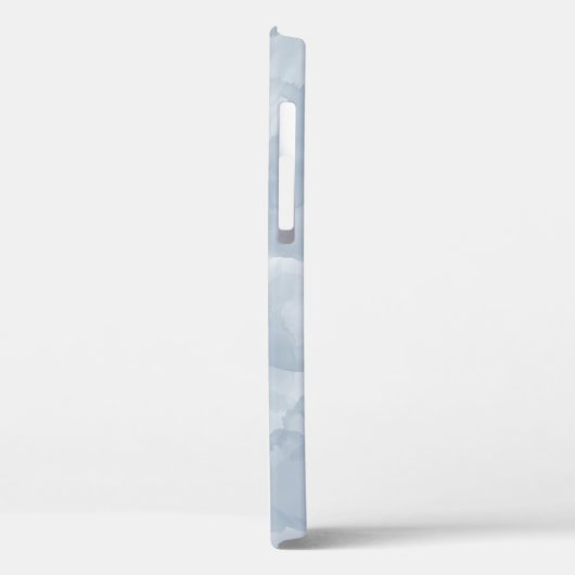 Moderne Stusty Blue Waterverf Brush Strokes Case-Mate iPhone Case (Achterkant / Links)