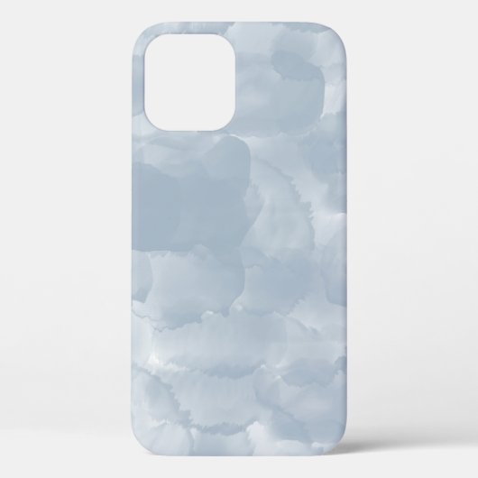 Moderne Stusty Blue Waterverf Brush Strokes Case-Mate iPhone Case (Achterkant)