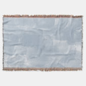 Moderne Stusty Blue Waterverf Brush Strokes Deken (Voorkant)