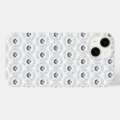 Moderne stylist bewerkbare logo Case-Mate iPhone case (Achterkant (horizontaal))