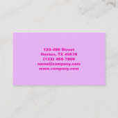 Moderne Stylist Manicurist Nail Artist Nail Salon Visitekaartje (Achterkant)