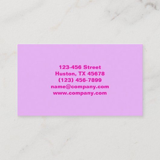 Moderne Stylist Manicurist Nail Artist Nail Salon Visitekaartje (Achterkant)