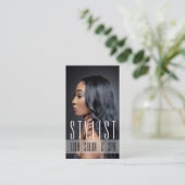 Moderne Stylist, Salon & Spa Visitekaartje (Staand voorkant)