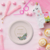 Moderne Succulenten Bruiloft of Bruidsfeest Borden Papieren Bordje (Feest)