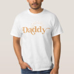 Moderne Sun Boho papa T-shirt<br><div class="desc">Modern Sun Boho Daddy T-Shirt ideaal voor baby shower of verjaardagsfeestje</div>