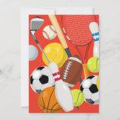 Moderne Superster Kids Jongens Sportieve Verjaarda Kaart (Achterkant)