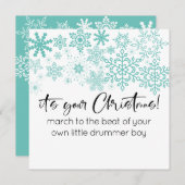 Moderne SVG Snowflakes Het is jouw Kerstmis (Voorkant / Achterkant)