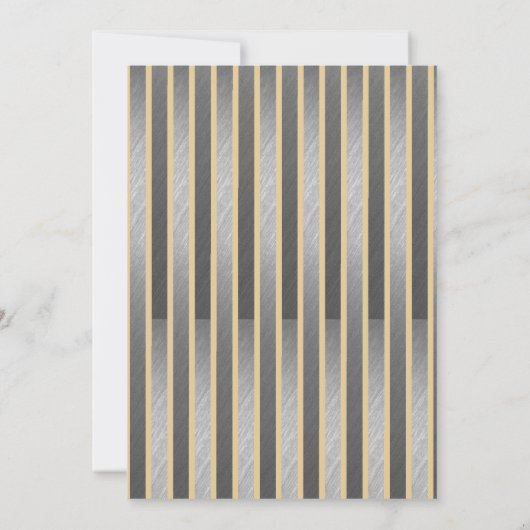 Moderne SWEET 16 FOTO nodigt zilver Gold Glitter u Kaart (Achterkant)