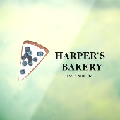 Moderne Sweets Bakery Professional Business Raamsticker (Vel 3)