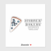 Moderne Sweets Bakery Professional Business Sticker (Vel)
