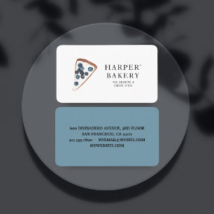 Moderne Sweets Bakery Professional Business Visitekaartje