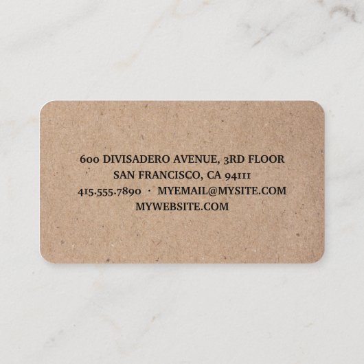 Moderne Sweets Pancake Bakery Professional Busines Visitekaartje (Achterkant)