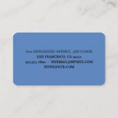 Moderne Sweets Pancake Bakery Professional Busines Visitekaartje (Achterkant)