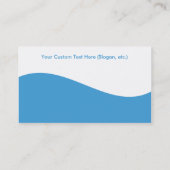 Moderne Swirl Colorful Chiropractic Visitekaartjes (Achterkant)