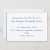 Moderne Sylvester-partij aanpasbare typografie Kaart (Achterkant)