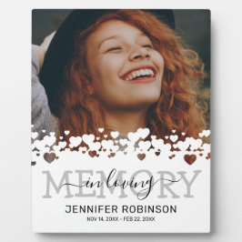 Moderne Sympathie Herdenkingsfoto Fotoplaat