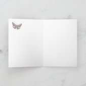 Moderne Sympathie kaart met mooie engel (Binnen)