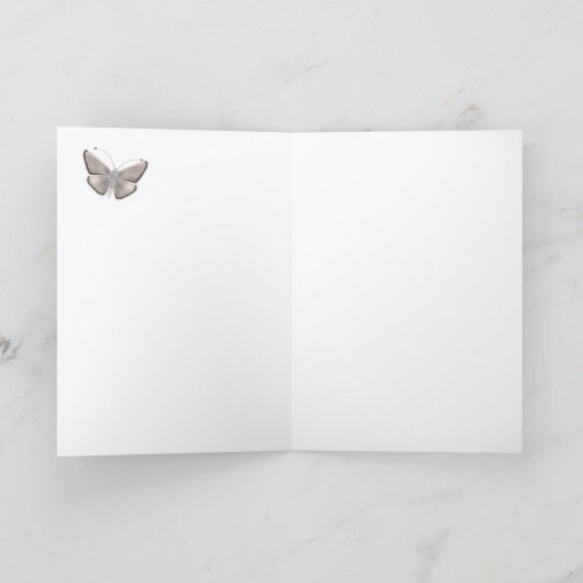 Moderne Sympathie kaart met mooie engel (Binnen)