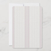 Moderne Syringa Botanische Babyshower Uitnodiging (Achterkant)