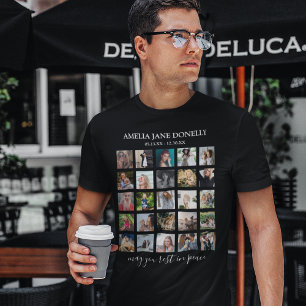 Moderne T-shirt met 25 foto's   Herdenkings T-Shir