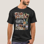 Moderne T-shirt met fotocollage-herdenking (Voorkant)