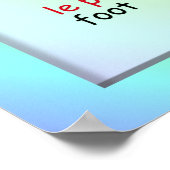 Moderne talen, Frans, Delen van het lichaam Poster (Hoek)