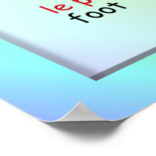 Moderne talen, Frans, Delen van het lichaam Poster (Hoek)