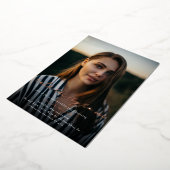 Moderne talk 30e verjaardag voor mij folie uitnodiging (Gedraaid)