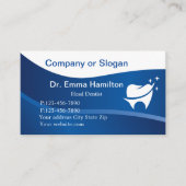 Moderne Tand Logo Afspraak Visitekaartje Afsprakenkaartje (Voorkant)