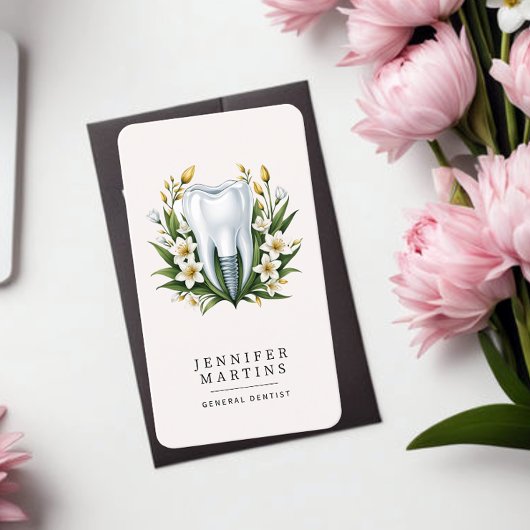 Moderne tandarts Logo Visitekaartje