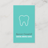 Moderne tanden tandheelkundige assistent kliniek t visitekaartje (Voorkant)