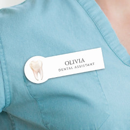 Moderne Tandheelkundige Assistent Naamplaatje