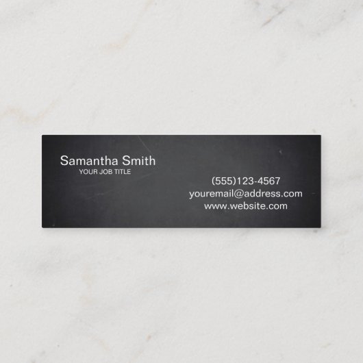 Moderne tandheelkundige assistent tandheelkundige  mini visitekaartje (Achterkant)