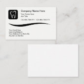 Moderne tandheelkundige Logo tandheelkundige Visit Visitekaartje (Voorkant / Achterkant)