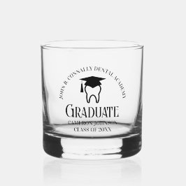 Moderne tandheelkundige school afstuderen partij g whisky glas