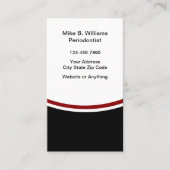 Moderne tandheelkundige Visitekaartjes (Voorkant)