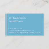 Moderne tandheelkundige Visitekaartjes (Achterkant)