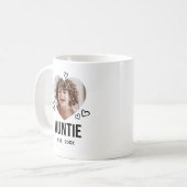 Moderne tante foto koffiemok (Voorkant links)