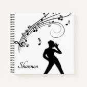 Moderne Tapdanser Persoonlijk Notitieboek (Voorkant)