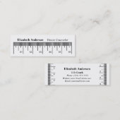 Moderne Tape Fitness Counselor Mini Visitekaartje (Voorkant / Achterkant)