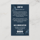 Moderne Tarot Kaart lezingen Visitekaartje (Achterkant)