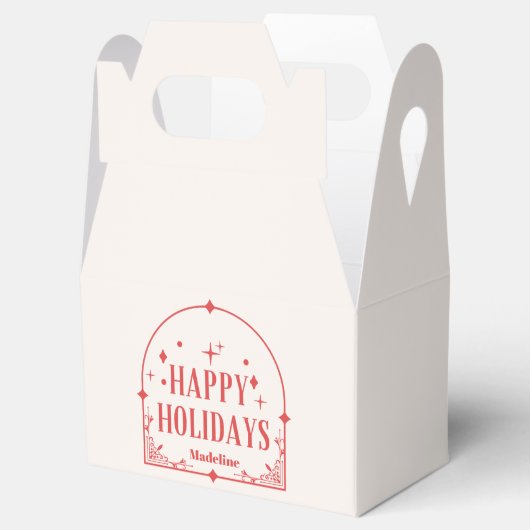 moderne tarot kerstfeest kerstmis bedankdoosjes (Geopend)