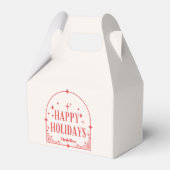 moderne tarot kerstfeest kerstmis bedankdoosjes (Voorkant Zijde)