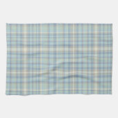 Moderne Tartan Plaid Figarations keukenhanddoek (Horizontaal)