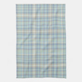 Moderne Tartan Plaid Figarations keukenhanddoek (Verticaal)