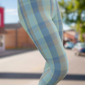 Moderne Tartan Plaid Figarations Leggings