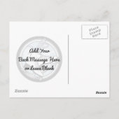 Moderne Tartan Schaatsen Bedankt Briefkaart (Achterkant)