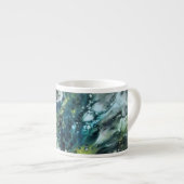 Moderne tas. Abstract patroon. Espresso Kop (Voorkant rechts)