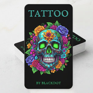 Moderne Tattoo-artiesten Social Media Tattoos Zwar Visitekaartje